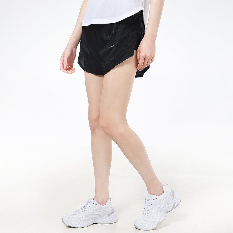(WMNS) Nike As Nk Run Dvn Tmpo Luxe 2in1 3 Woven Shorts Black DA1281-010