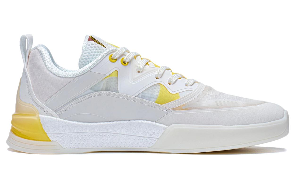 Li-Ning Ellington Skateboarding Shoes 'White Yellow' AEPR009-27