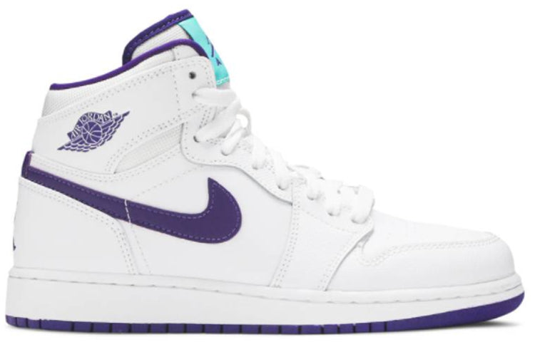 (GS) Air Jordan 1 Retro High 'White Court Purple' 332148-137