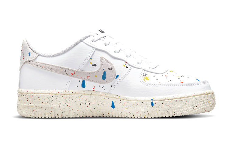 (GS) Nike Air Force 1 LV8 3 'Paint Splatter - White' DJ2598-100