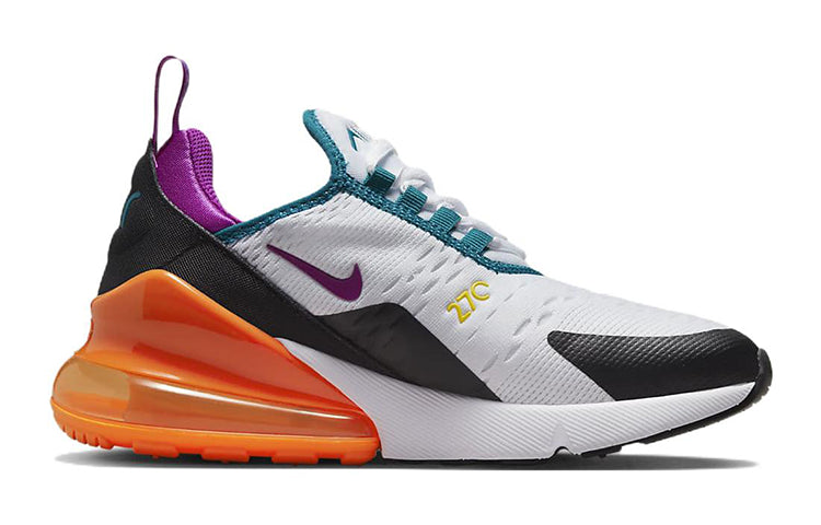 (GS) Nike Air Max 270 'White Orange Purple' FD0299-100