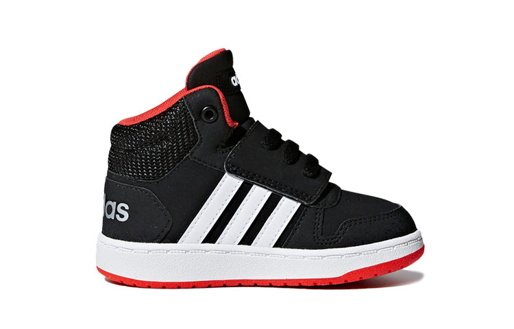 (TD) adidas Hoops 2.0 Mid 'Black White Red' B75945