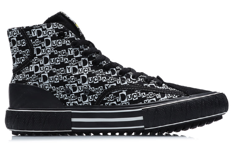 Li-Ning Classic Canvas Hi x Disney 'Black White' AGCR179-1