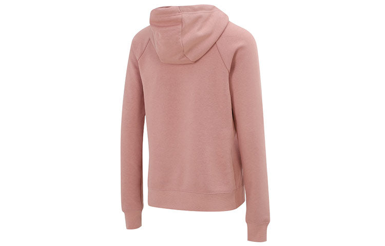 (WMNS) Nike Sportswear Knitting Printing Logo Hoodie Asia Sizing 'Pink' BV4127-609