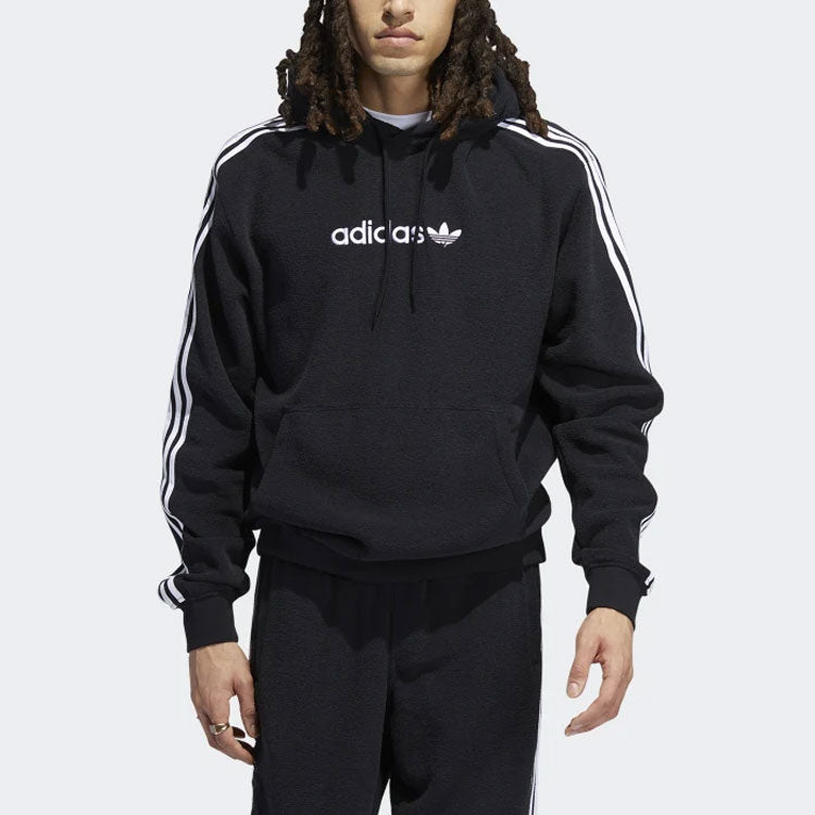 Men's adidas originals Logo Stripe Sports Black H31236