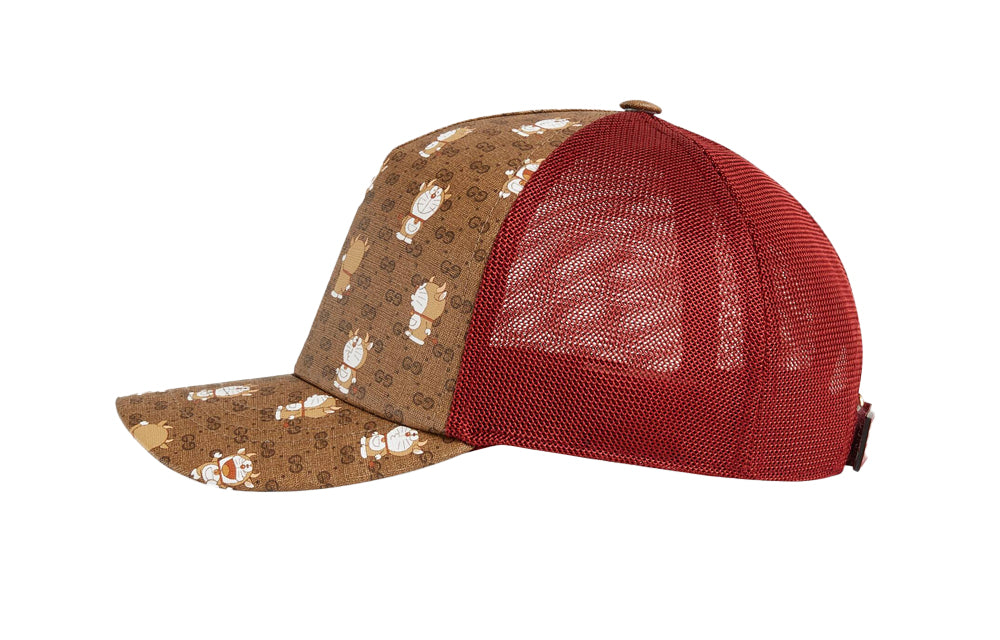 Gucci x Doraemon Baseball Hat 'Cherry Monogram' 648845-4HACT-9774
