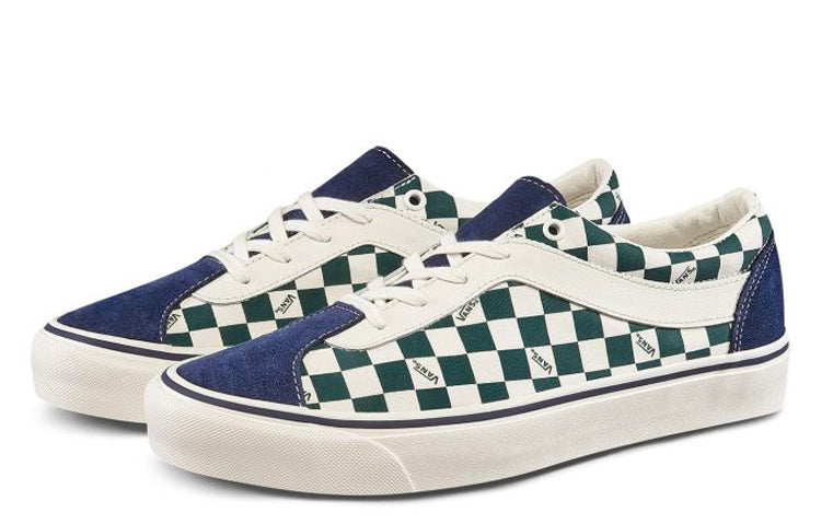 Vans Bold NI Green White 'Dress Blues Trekking Green' VN0A3WLPT94