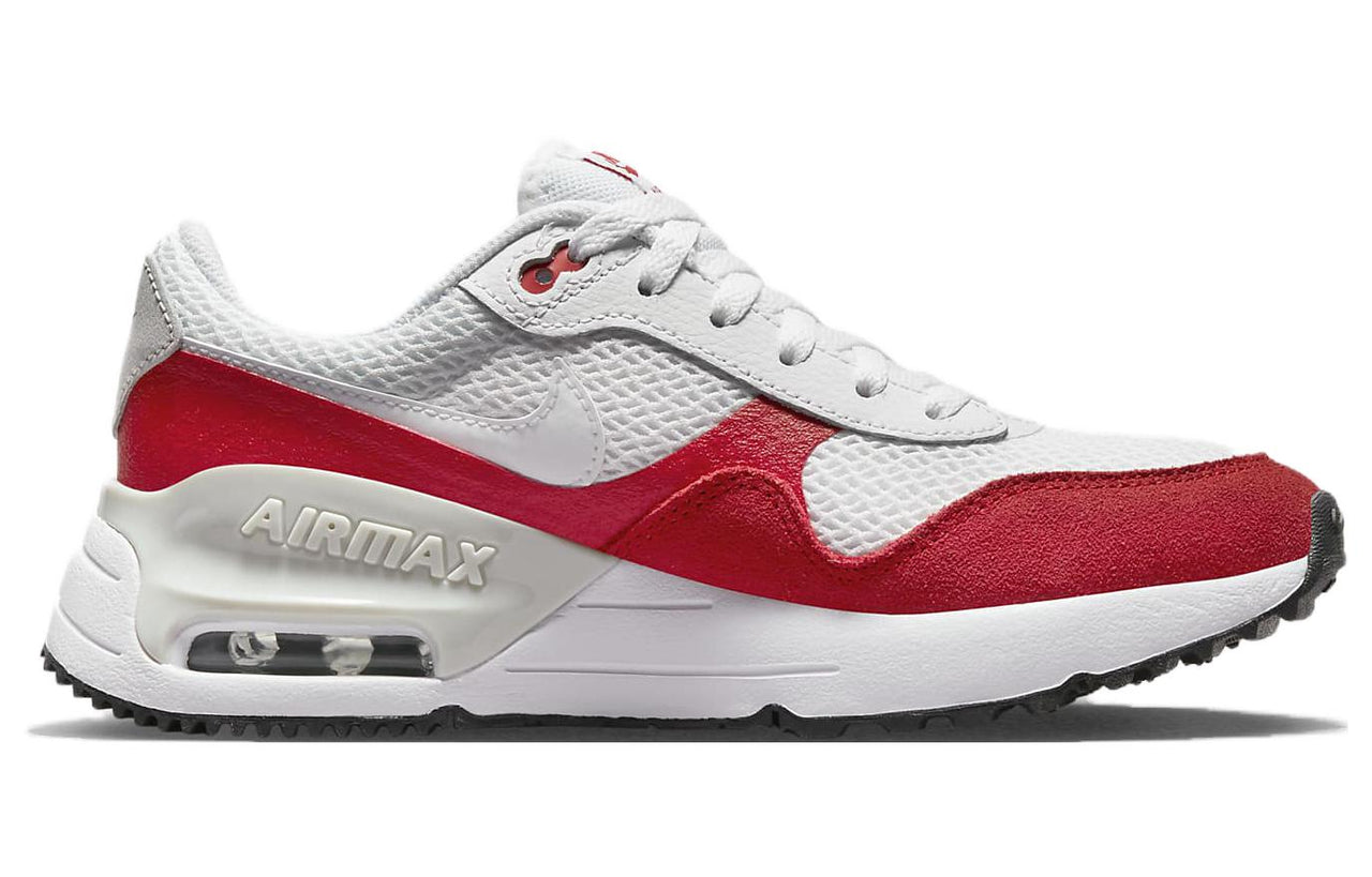 (GS) Nike Air Max SYSTM 'White University Red' DQ0284-108