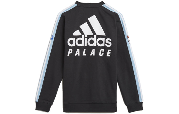 adidas x Palace Unisex Round-neck Sweatshirt Black GL7173