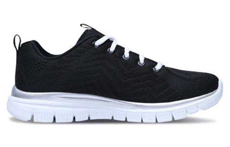(WMNS) Skechers Graceful GS Black 12615-BKW
