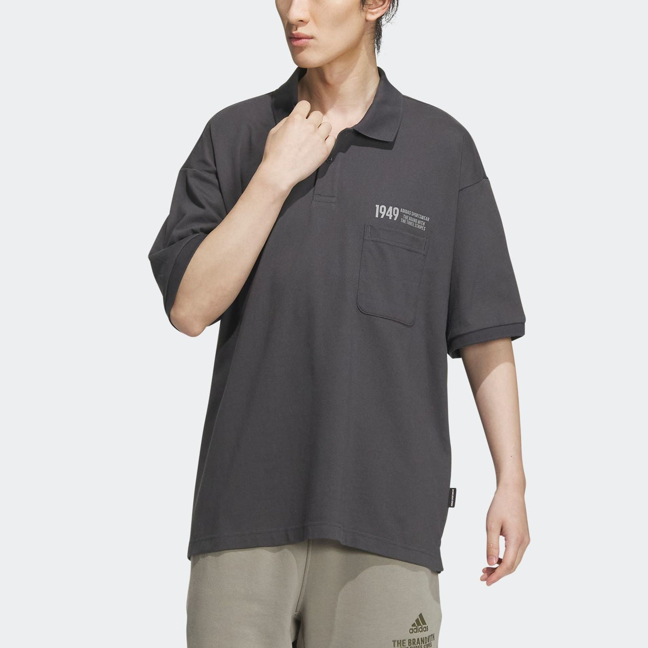 adidas Verbiage Polo Shirt 'Black' IP3979
