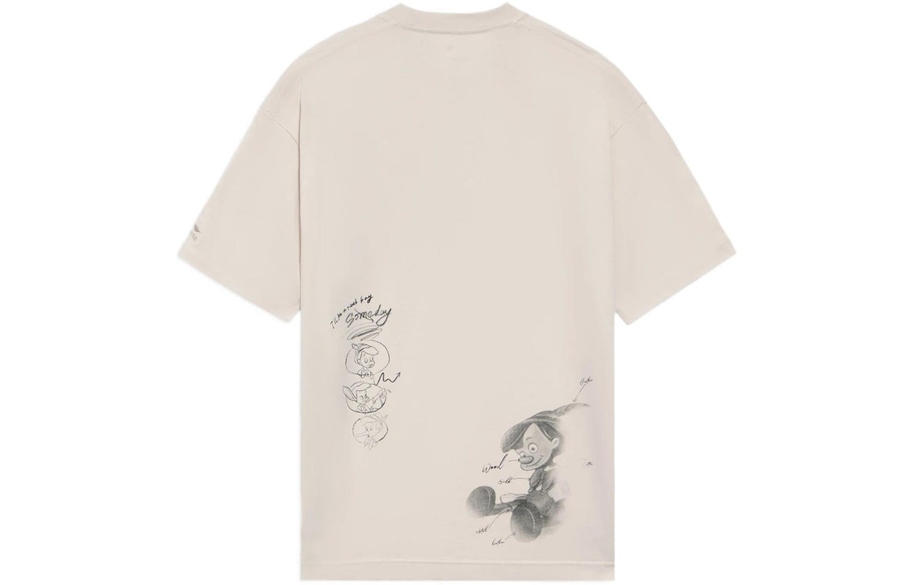 Li-Ning x Disney Pinocchio Graphic T-shirt 'Beige' AHSS451-1