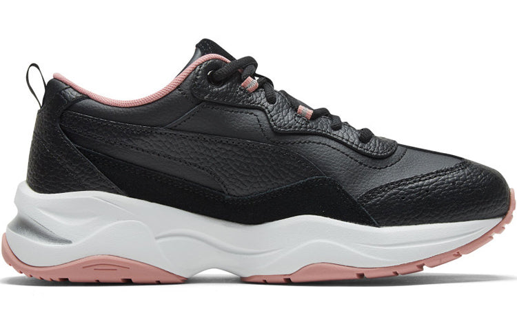 (WMNS) PUMA Cilia Lux 'Black Pink' 370282-01