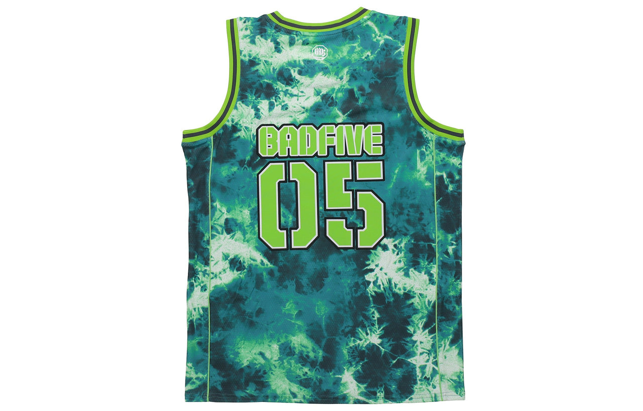 Li-Ning x Disney Graphic Basketball Competition Jersey 'Green' AAYQ105-4