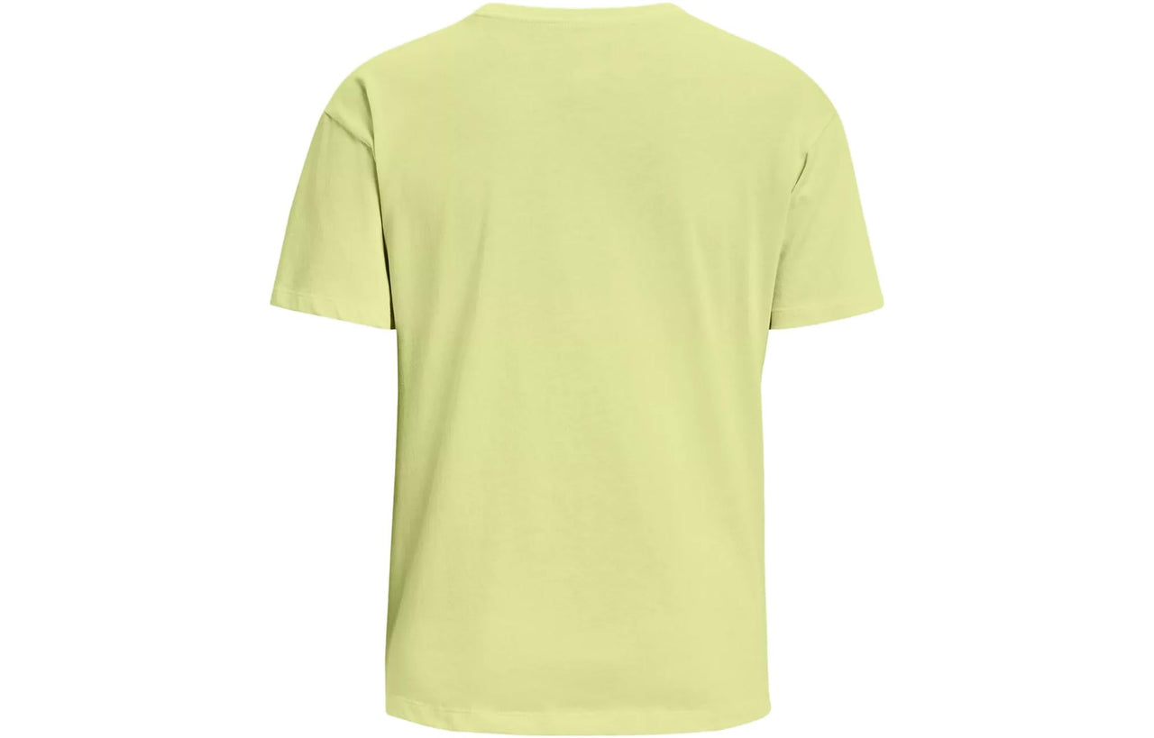 (WMNS) Under Armour Heavyweight Graphic T-shirt 'Yellow' 1376743-391