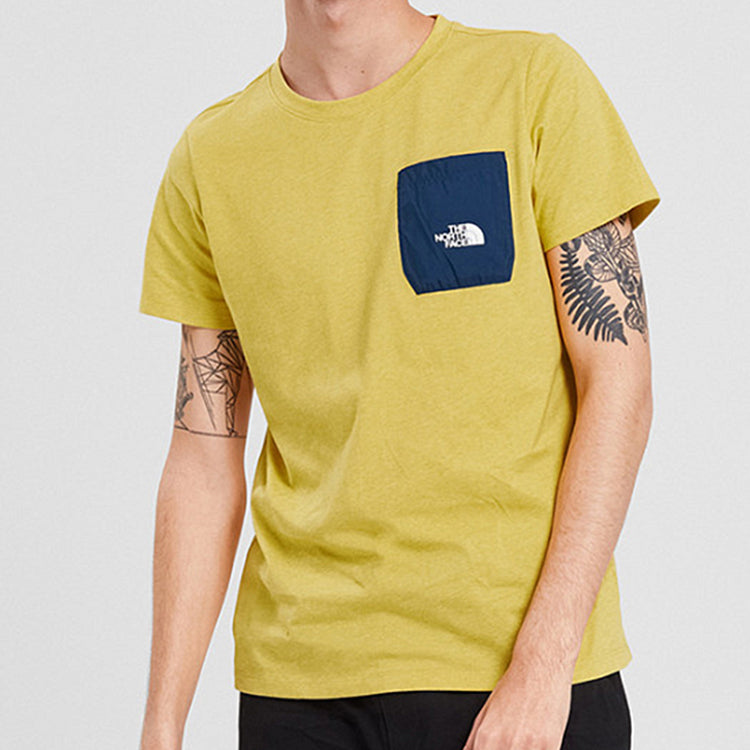 THE NORTH FACE Unisex SS20 Quick Dry Round-neck Yellow 498U-1LE