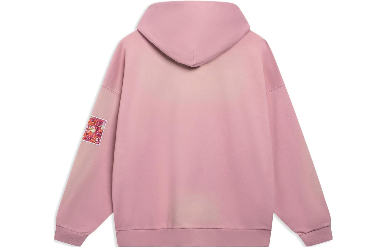 Li-Ning Chinese Culture Graphic Hoodie 'Washed Pink' AWDT243-2