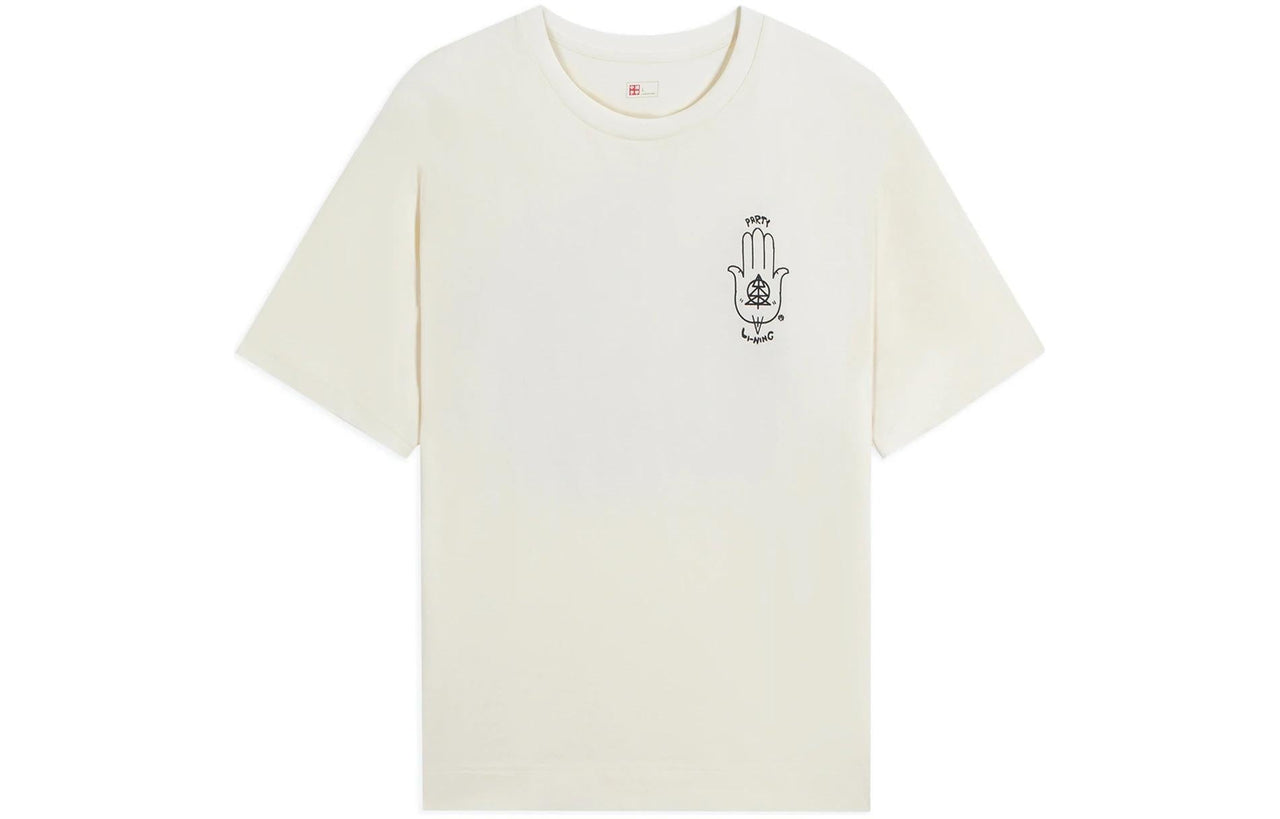 Li-Ning Endless Summer Festival Graphic Loose Fit T-shirt 'Beige' AHSSB09-2
