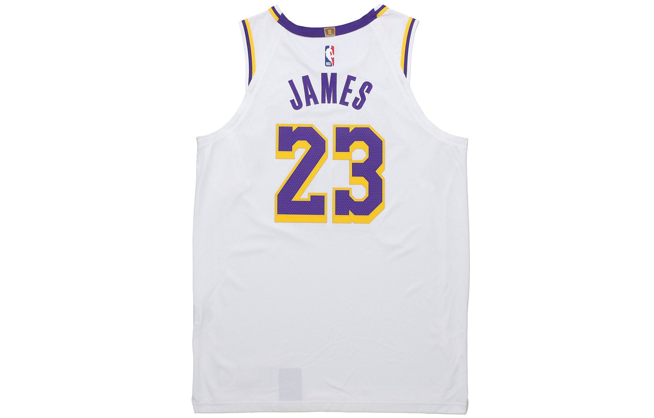 Nike NBA Lakers LeBron James VaporKnit Jersey 'White' AT4709-102