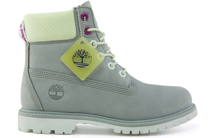 (WMNS) Timberland Premium 6 Inch Waterproof Wide Fit Boot 'Grey Nubuck' A2HWUW