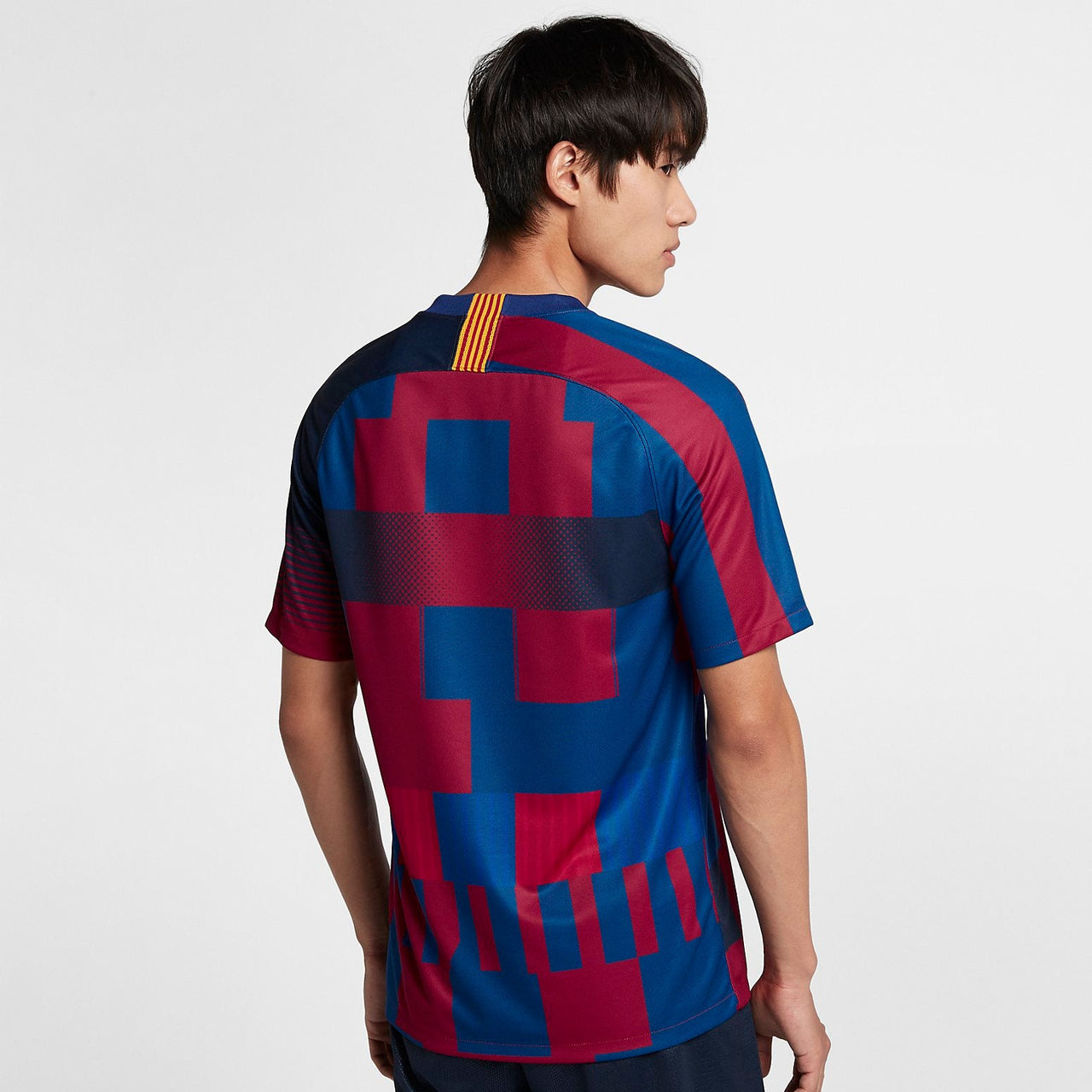 Nike FC Barcelona 20th Anniversary Home Stadium Soccer Jersey 'Red Blue' 943025-456
