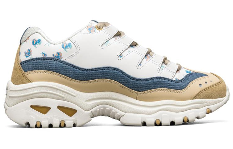 (WMNS) Skechers Energy White/Yellow/Blue 149053-WNT