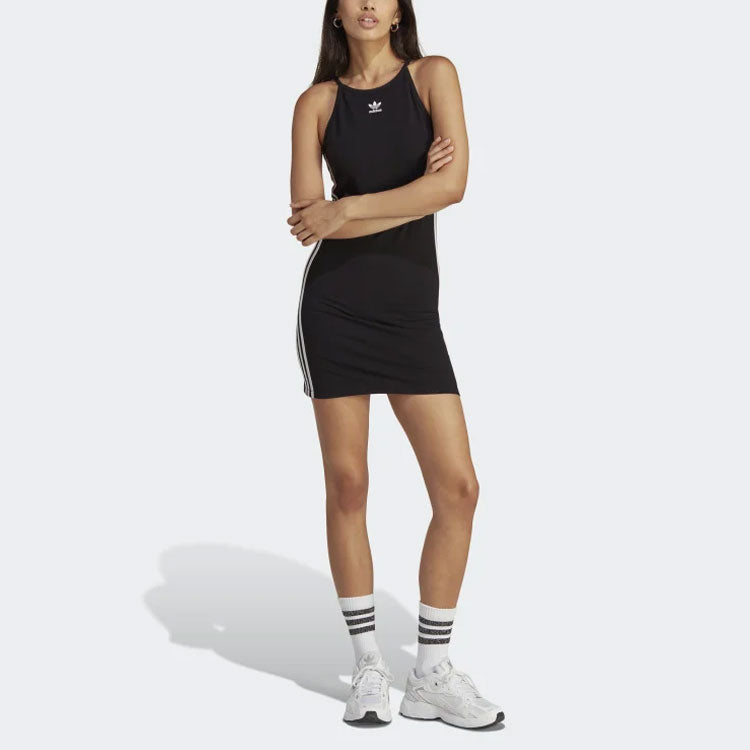 (WMNS) adidas Original Adicolor Classics Tight Summer Dress 'Black' IB7401