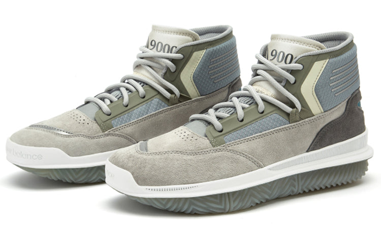 New Balance Unisex 9000 Series Grey 'Gray Green White' BB9000K1