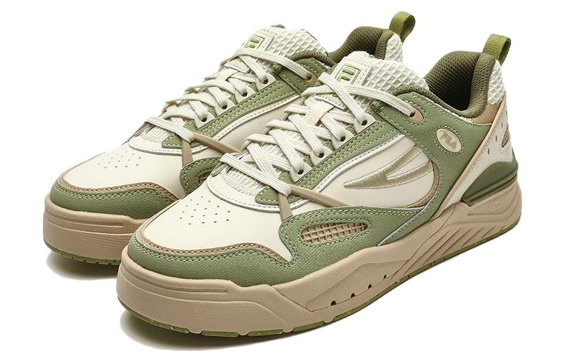 (WMNS) FILA SLAM 22 Skate Shoes 'White Green Brown' F12W341208FWB