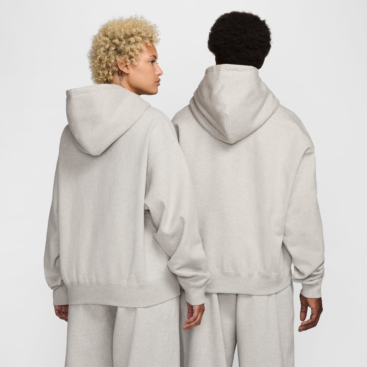 Nike x Stussy SS24 Full-Zip Fleece Hoodie 'Grey Black' FJ9181-050