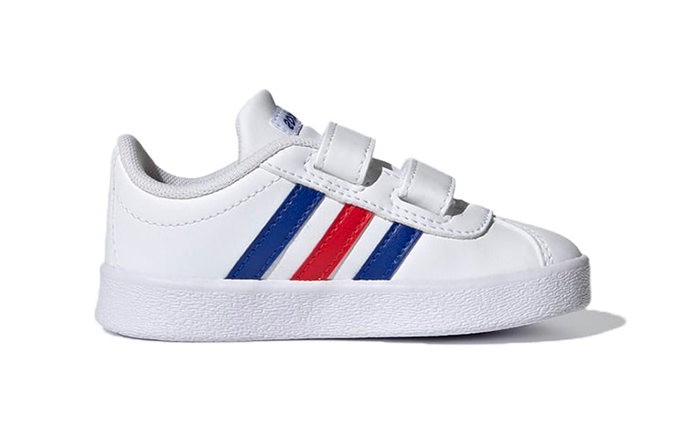 (TD) adidas VL Court 2.0 I 'White Royal Blue Vivid Red' FY9275