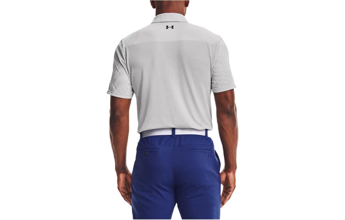 Men's Under Armour Casual Sports Short Sleeve Polo Shirt Gray 1361145-014
