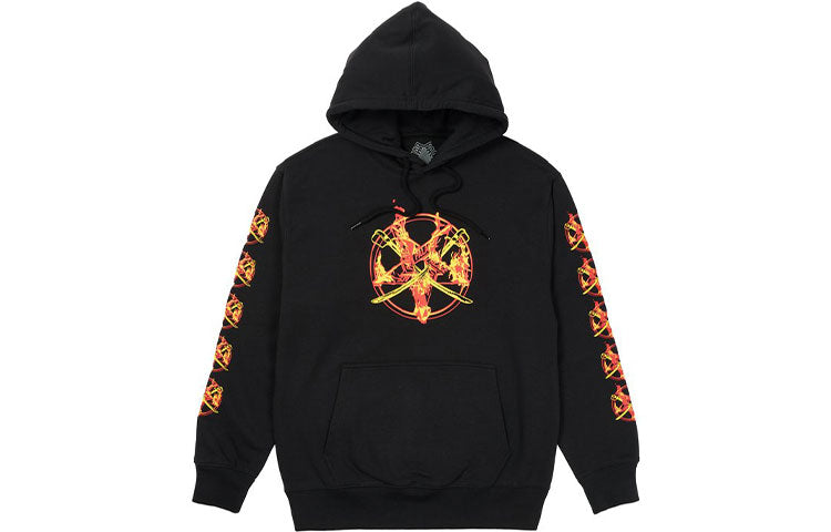 Palace FW21 X Salomon Flamed Hoodie 'Black' P21HD014