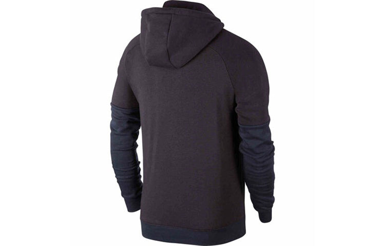 Nike Paris Saint-Germain Fleece Pullover Black Gray Blackgray AT4421-080