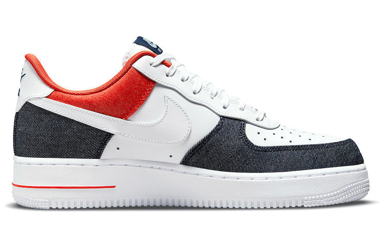 Nike Air Force 1 '07 LX 'White Red Denim' DJ5174-100