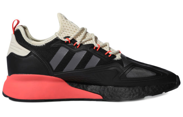 adidas ZX 2K Boost 'Core Black Grey Five Solar Red'  FV9999