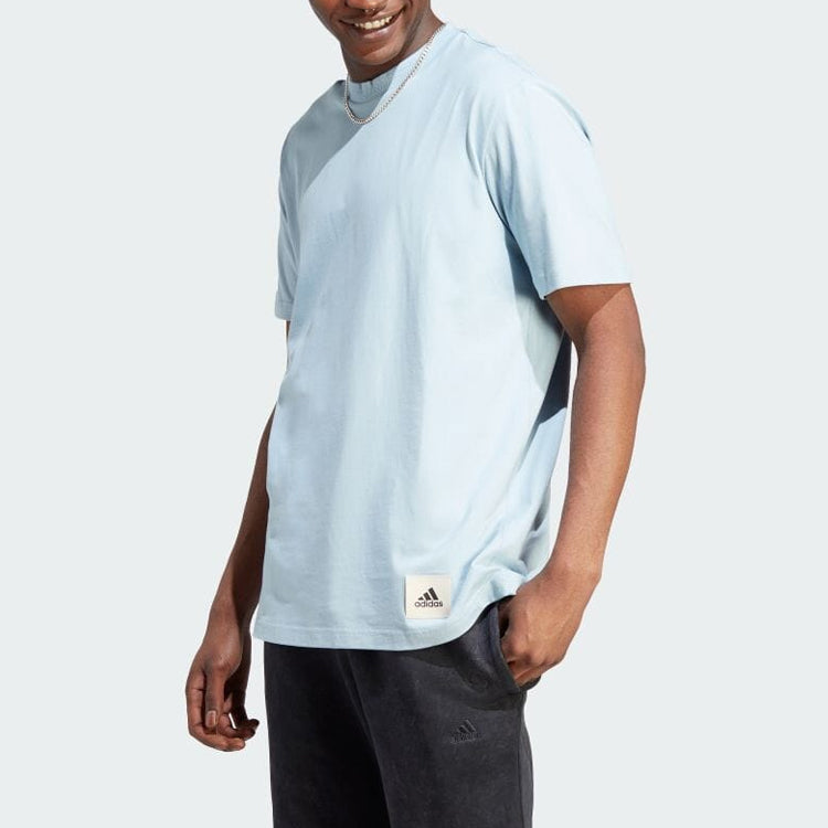 adidas Lounge Tee 'Wonder Blue' IM0483