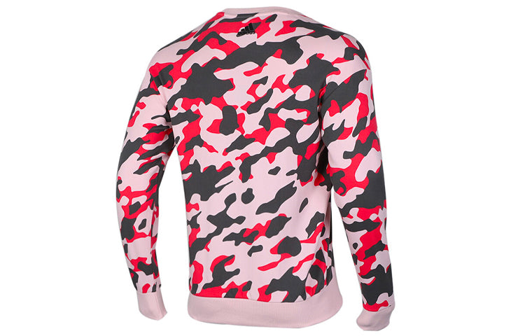 adidas U2 GFX CS LNG Printing Casual Sports Round Neck Pullover Camouflage FJ0185