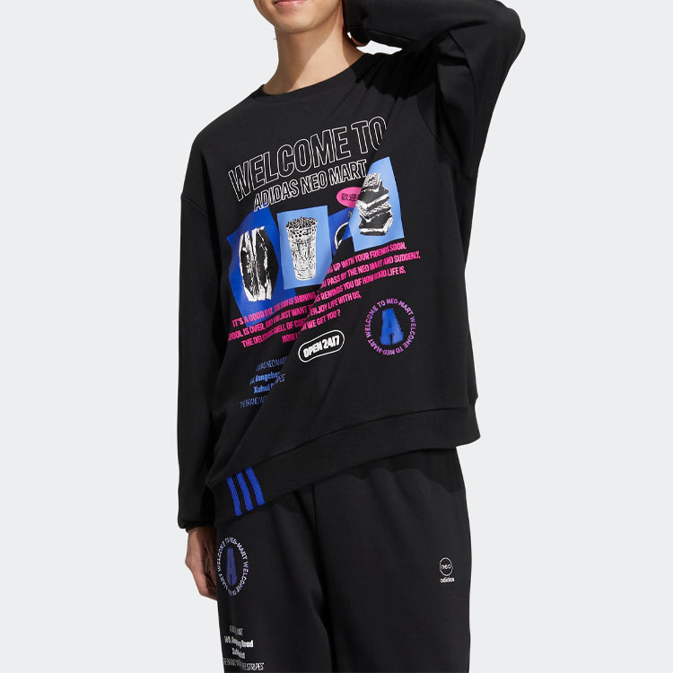 adidas Neo Vbe Sweatshirts 'Black' IA5334