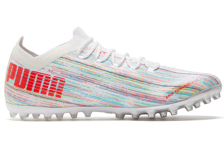 PUMA Ultra 1.2 MG Soccer Shoes White/Red 106341-04