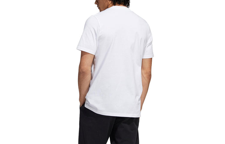 adidas Liquid Foil Badge Of Sport Graphic Tee 'White' HK9156
