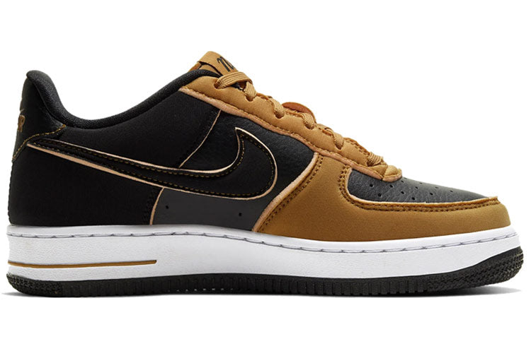 (GS) Nike Air Force 1 Low 'Black Yellow Orange' CD7406-003