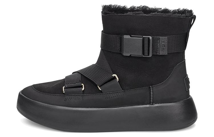 (WMNS) UGG Classic Boom Buckle Snow boots Black 1104616-BLK