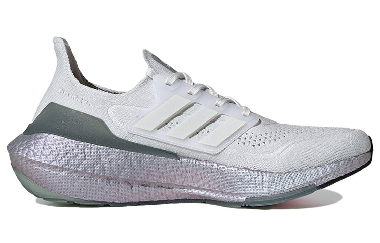 adidas UltraBoost 21 'Crystal White Hazy Green' FY0383