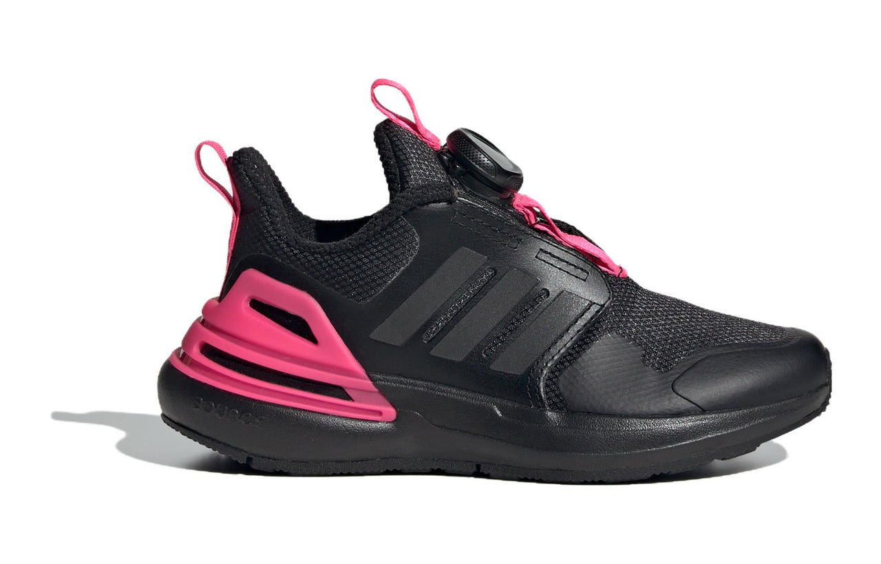 (GS) adidas Rapidasport BOA 'Black Shock Pink' IF0370