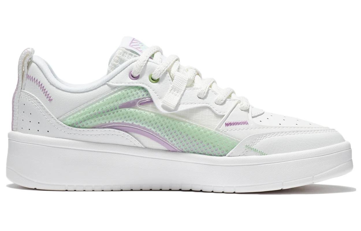 (WMNS) Li-Ning Classic Leisure 'White Light Green' AGCS086-3
