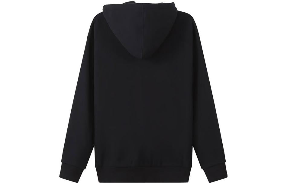(WMNS) Gucci Logo Love Parade Cotton Hoodie 'Black' 615061-XJEQO-1082