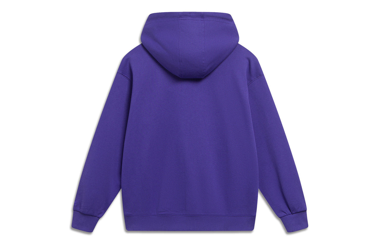 Li-Ning Hoops Cartoon Graphic Hoodie 'Purple' AWDT551-2