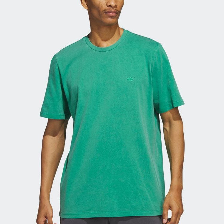 adidas originals Featherweight Shmoofoil T-shirt 'Semi Court Green' HS3027