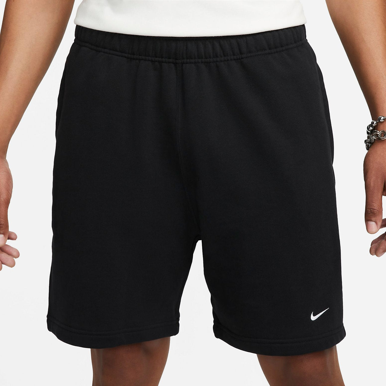 Nike Solo Swoosh French Terry Shorts 'Black' DX0817-010
